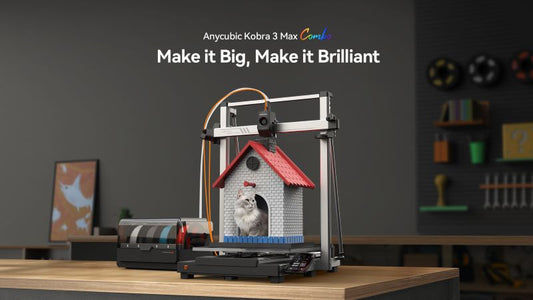 Anycubic Kobra 3 Max Combo: La stampante 3D multicolore di grande formato per eccellenza