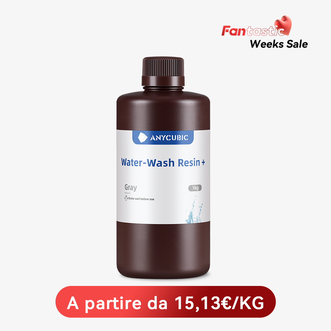 Anycubic Resina Lavabile Ad Acqua 2.0 Nero 1 Kg | Fox Maker's - Foto 8