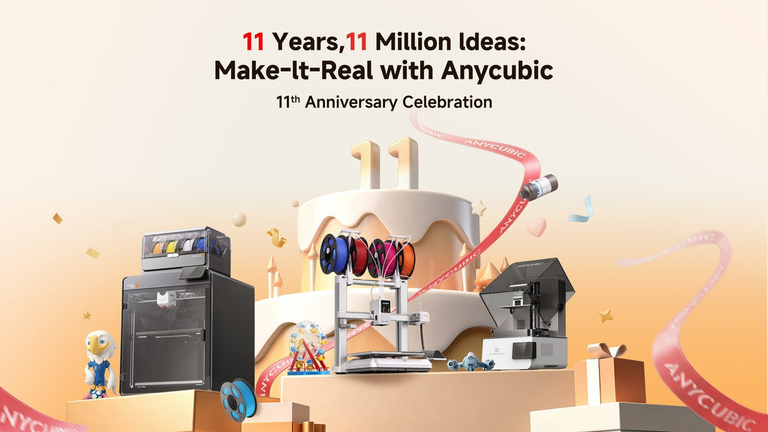 Saldi per l’11° anniversario di Anycubic 2026: sconti sulle stampanti 3D e offerte sui materiali