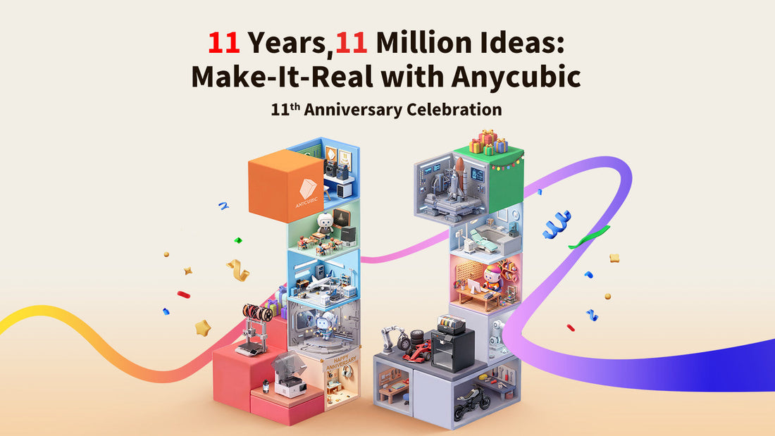 Saldi per l’11° anniversario di Anycubic 2026: date, premi e vantaggi per chi acquista in anticipo