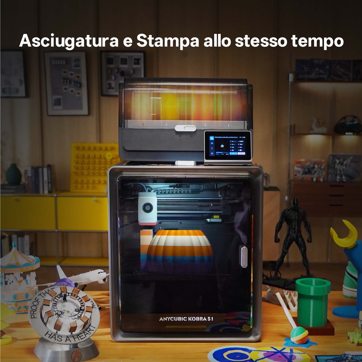 Anycubic Kobra S1 Combo: Stampa 3D multicolore economica | Anycubic