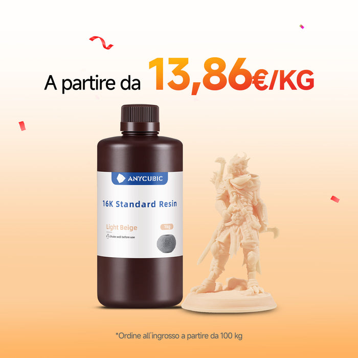 Resina standard 16K 10-100KG