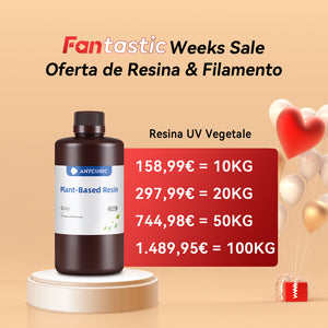 Resina UV Vegetale 10-100kg Offerte