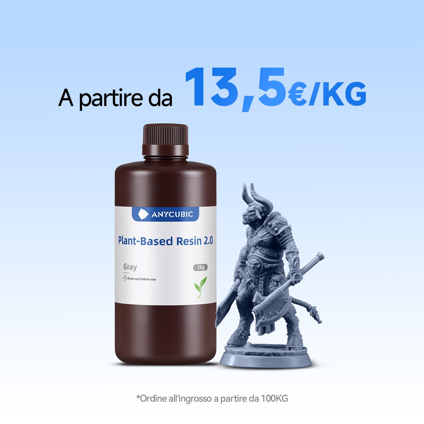 Resina UV a Base Vegetale 2.0 10-100kg Offerte
