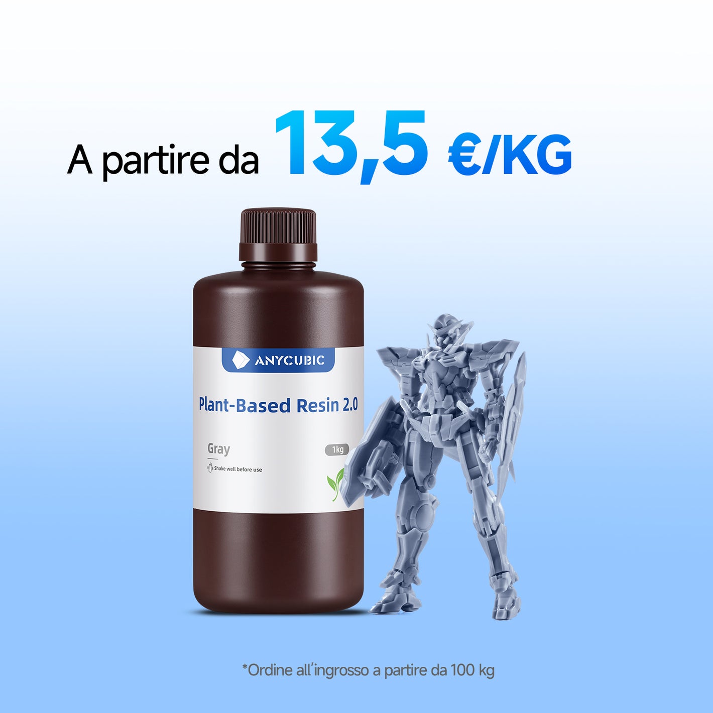 Resina UV a Base Vegetale 2.0 10-100kg Offerte