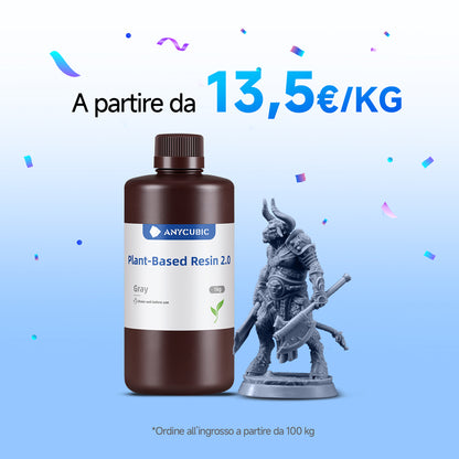 Resina UV a Base Vegetale 2.0 10-100kg Offerte