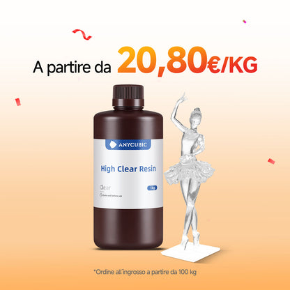 Resina Alta Trasparente 10-100kg Offerte