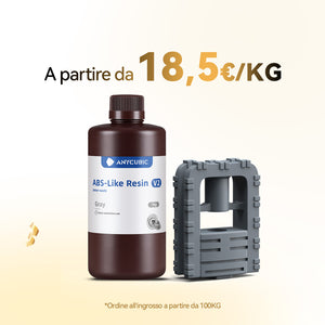 Resina ABS-Like V2 Lavabile in Acqua 10-100kg Offerte