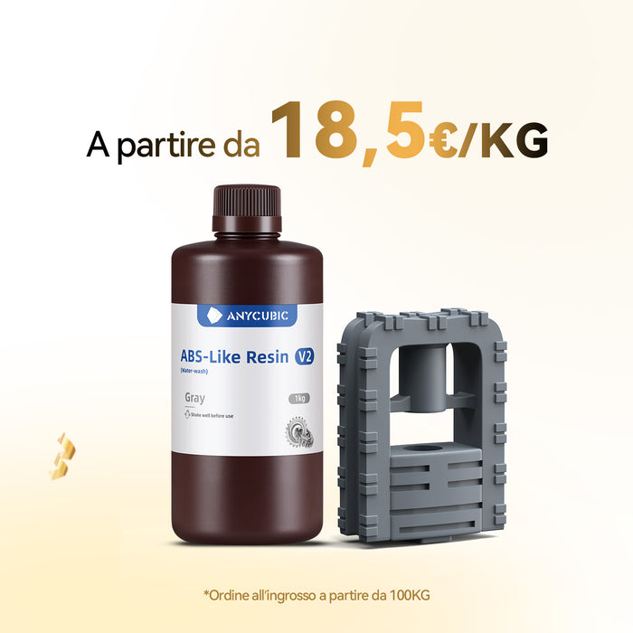 Resina ABS-Like V2 Lavabile in Acqua 10-100kg Offerte