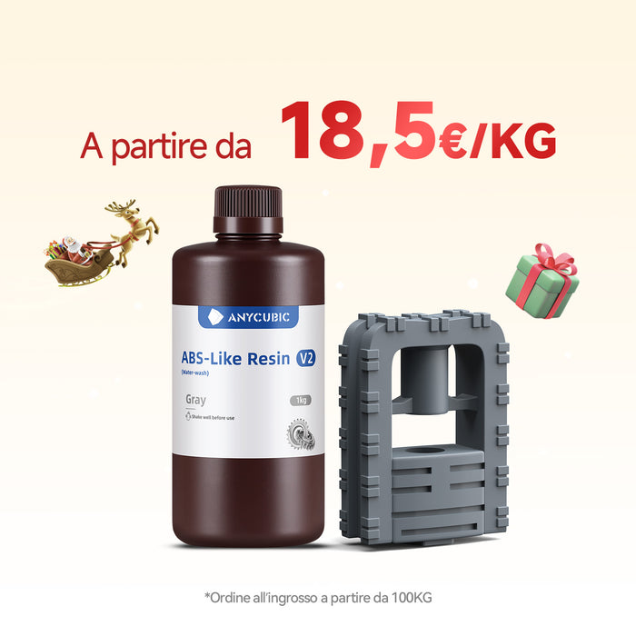 Resina ABS-Like V2 Lavabile in Acqua 10-100kg Offerte