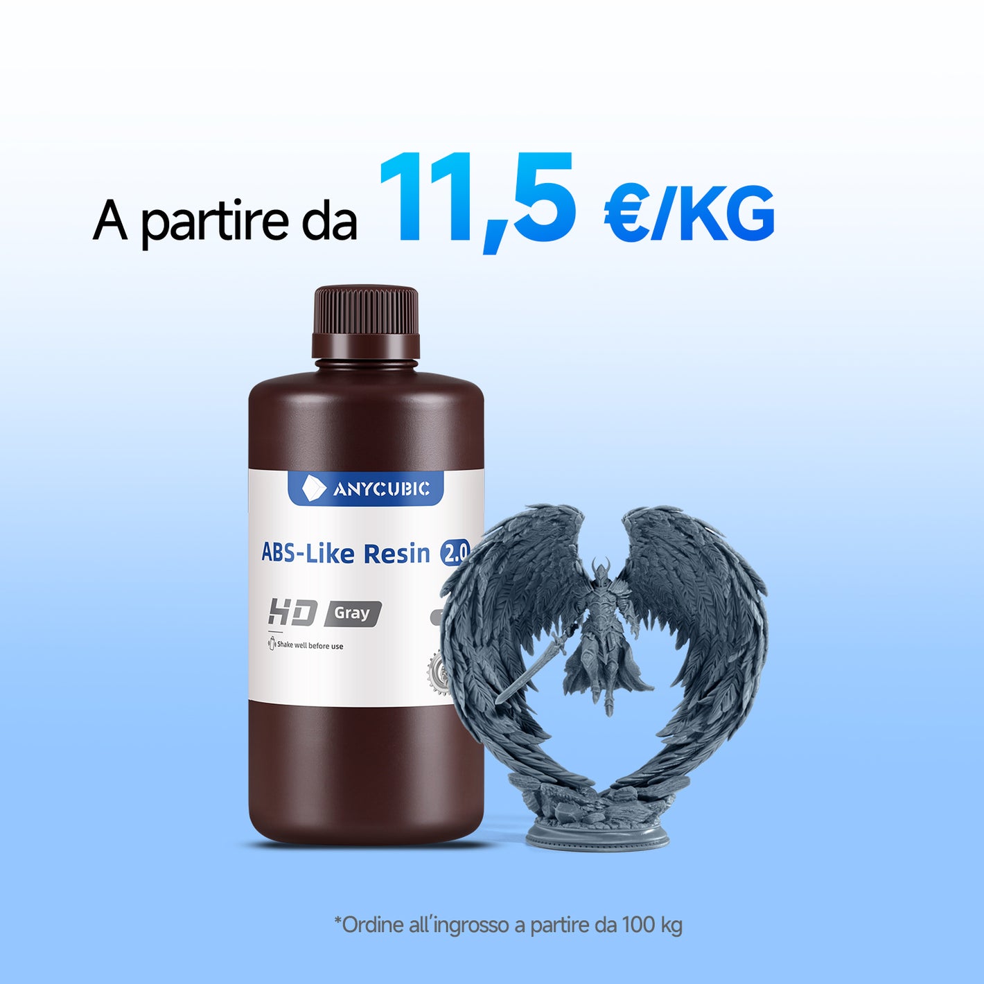 Resina ABS-Like 2.0 10-100kg Offerte