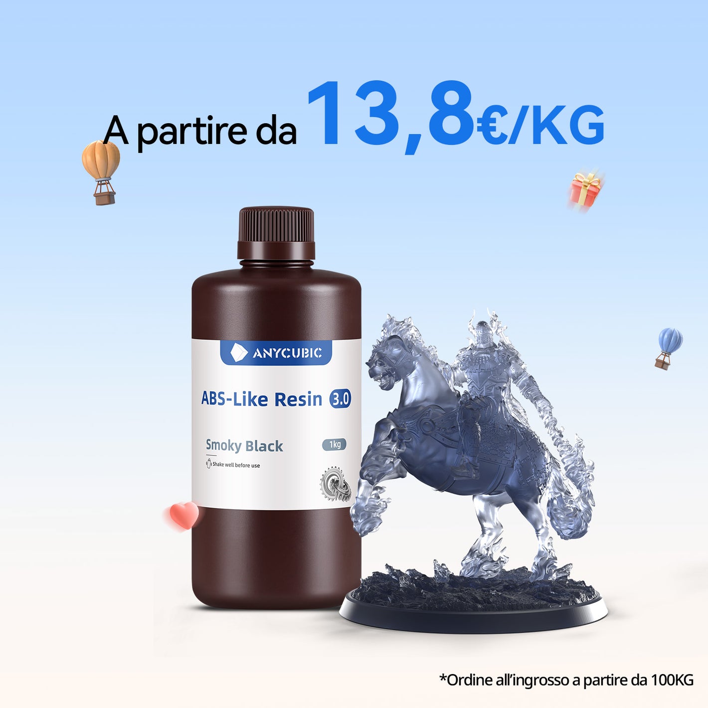 Resina ABS-Like 3.0 10-100kg Offerte
