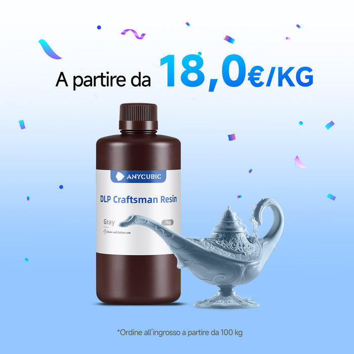Resina Artigianale DLP 10-100kg Offerte