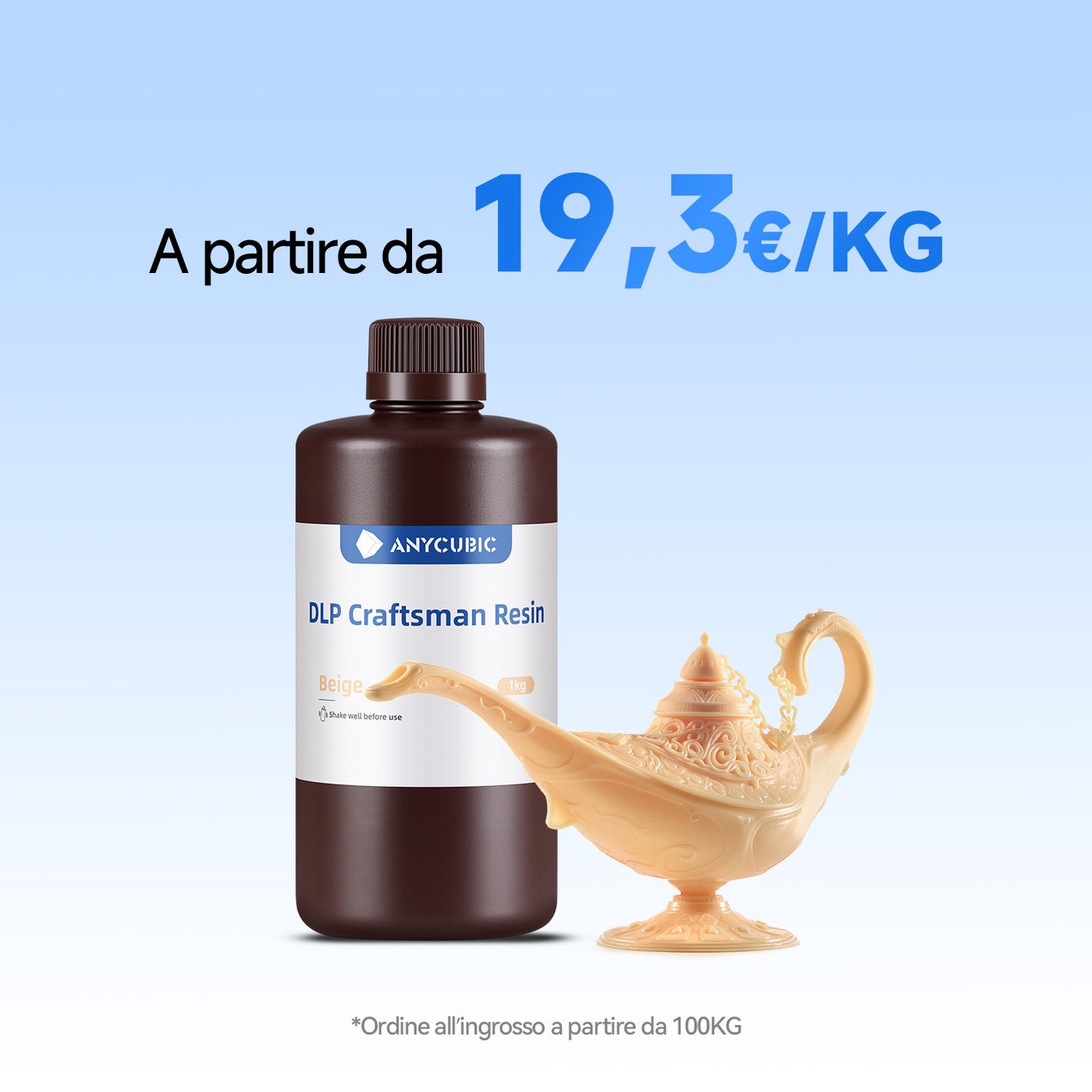 Resina Artigianale DLP 10-100kg Offerte