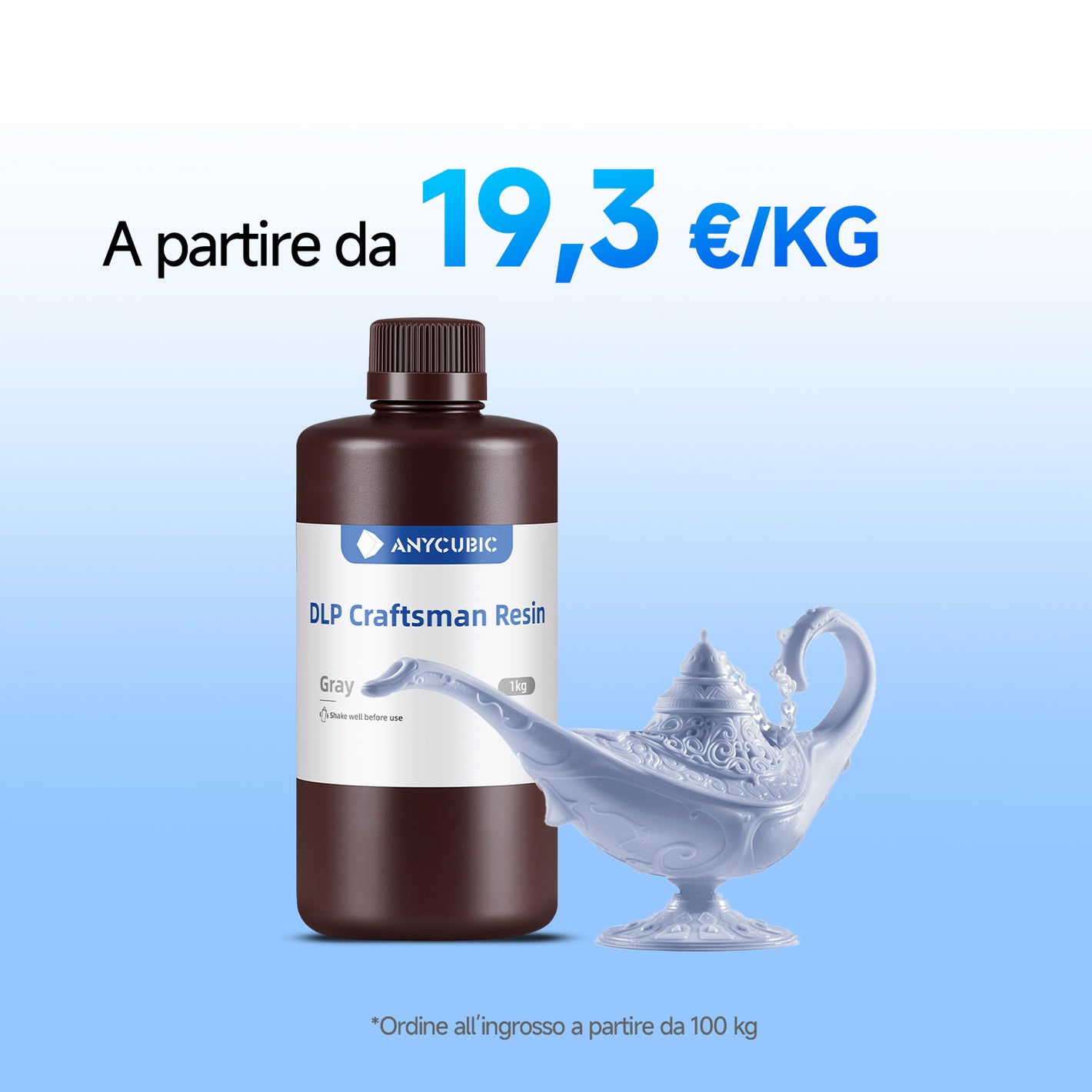 Resina Artigianale DLP 10-100kg Offerte