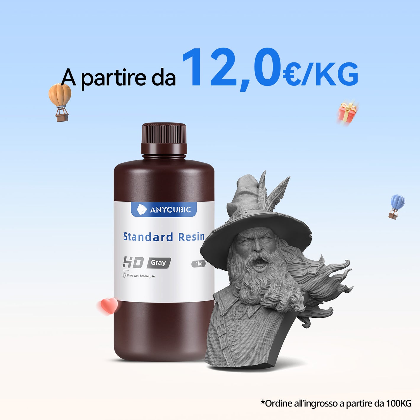 Resina Standard 10-100kg Offerte