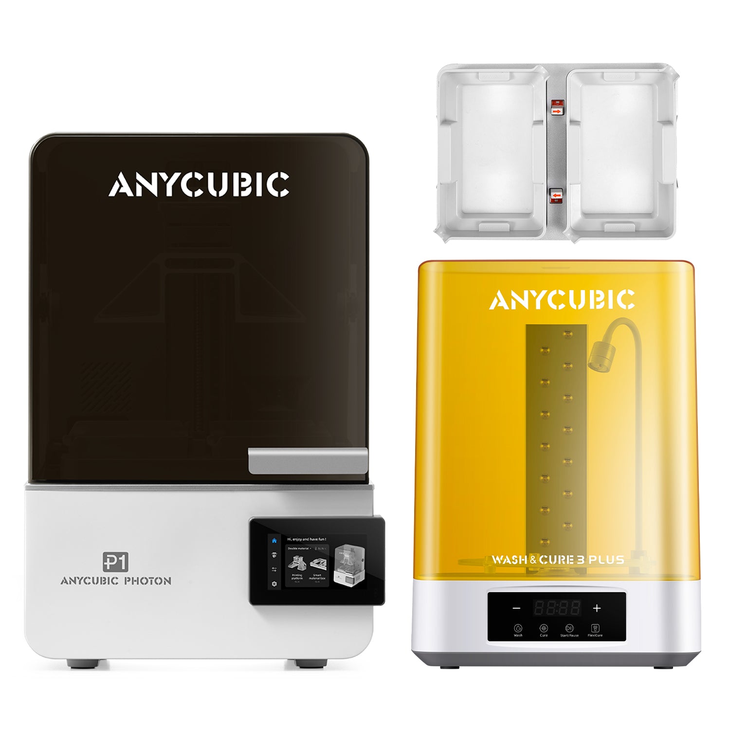 Anycubic Photon P1 con piattaforma di stampa a doppio colore/doppio materiale