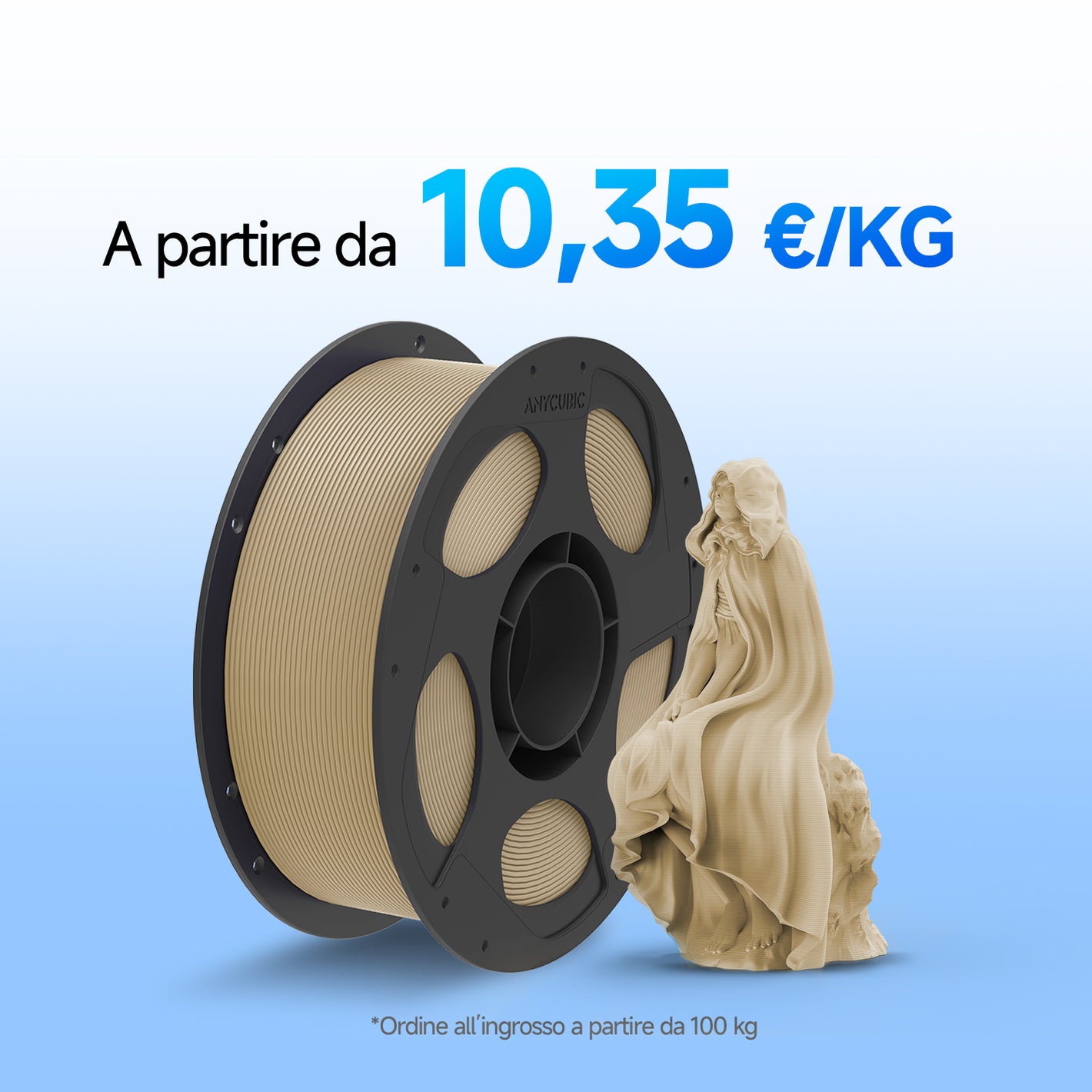 PLA Opaco 10-100kg Offerte