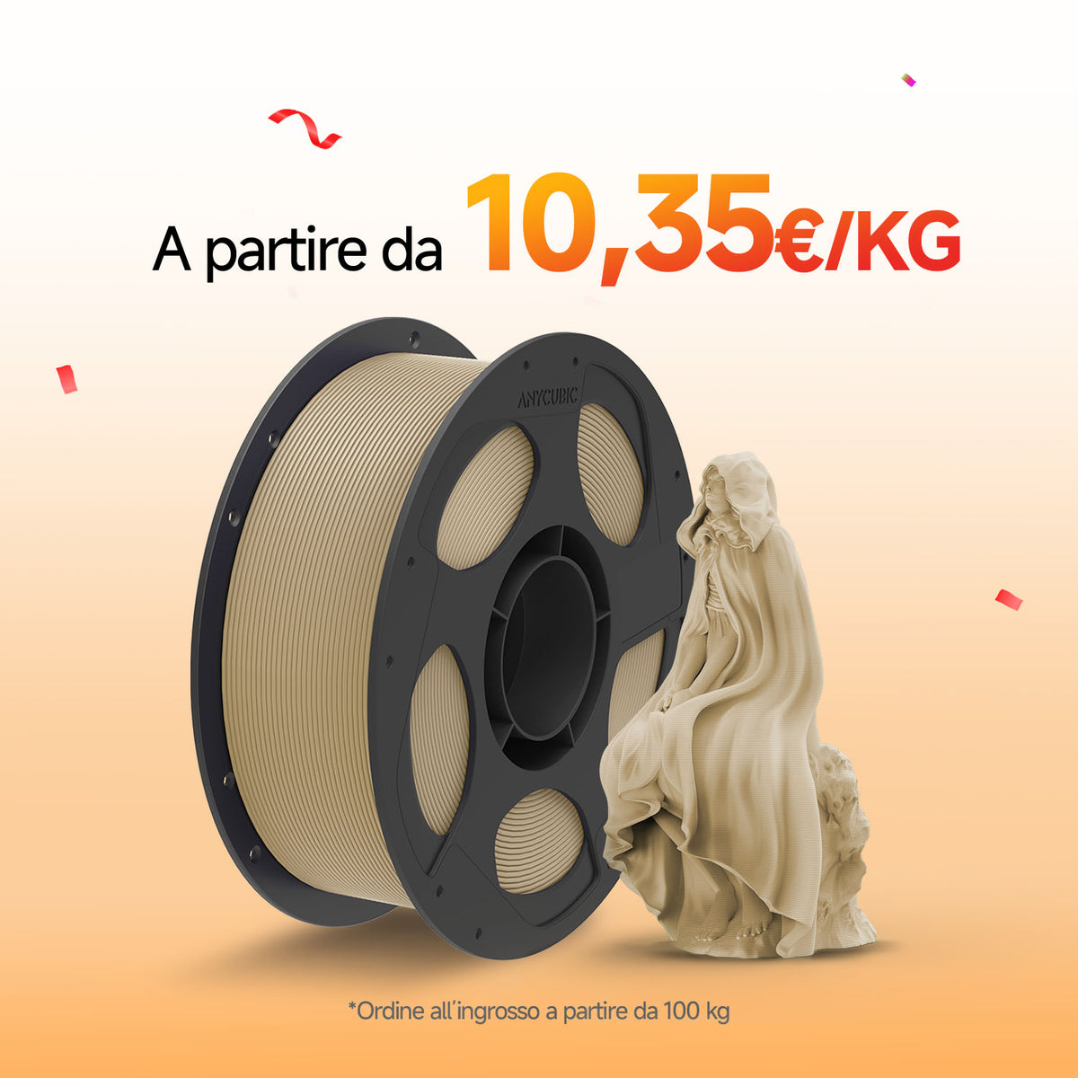 PLA Opaco 10-100kg Offerte