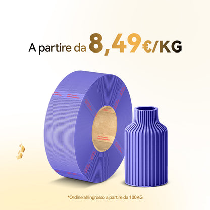 PLA Basic Refill 10-100kg Offerte