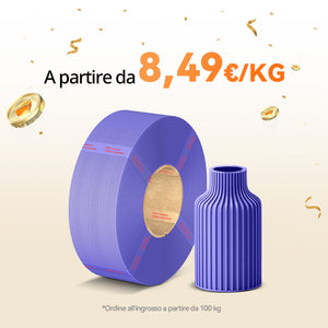 PLA Basic Refill 10-100kg Offerte