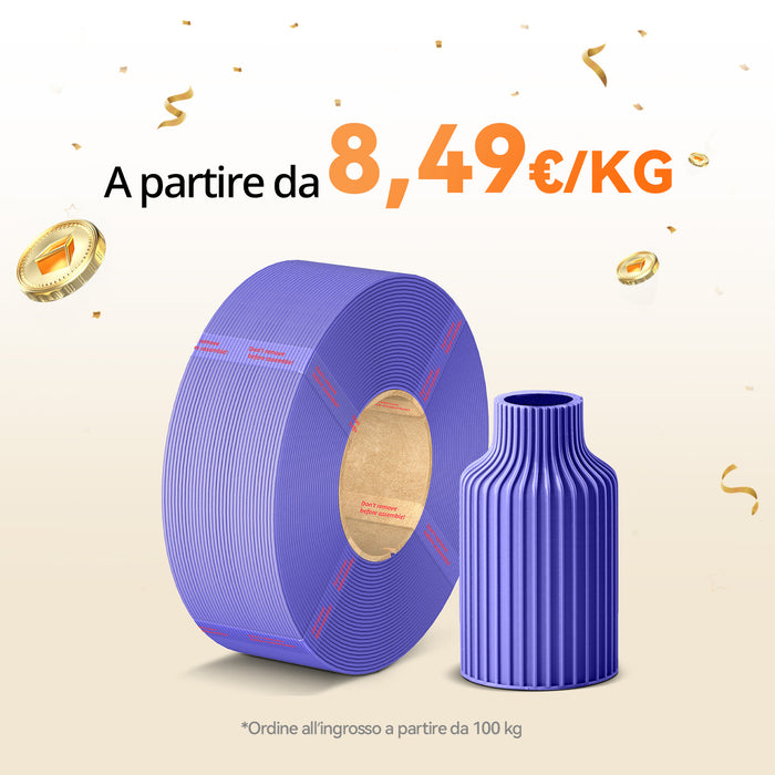 PLA Basic Refill 10-100kg Offerte