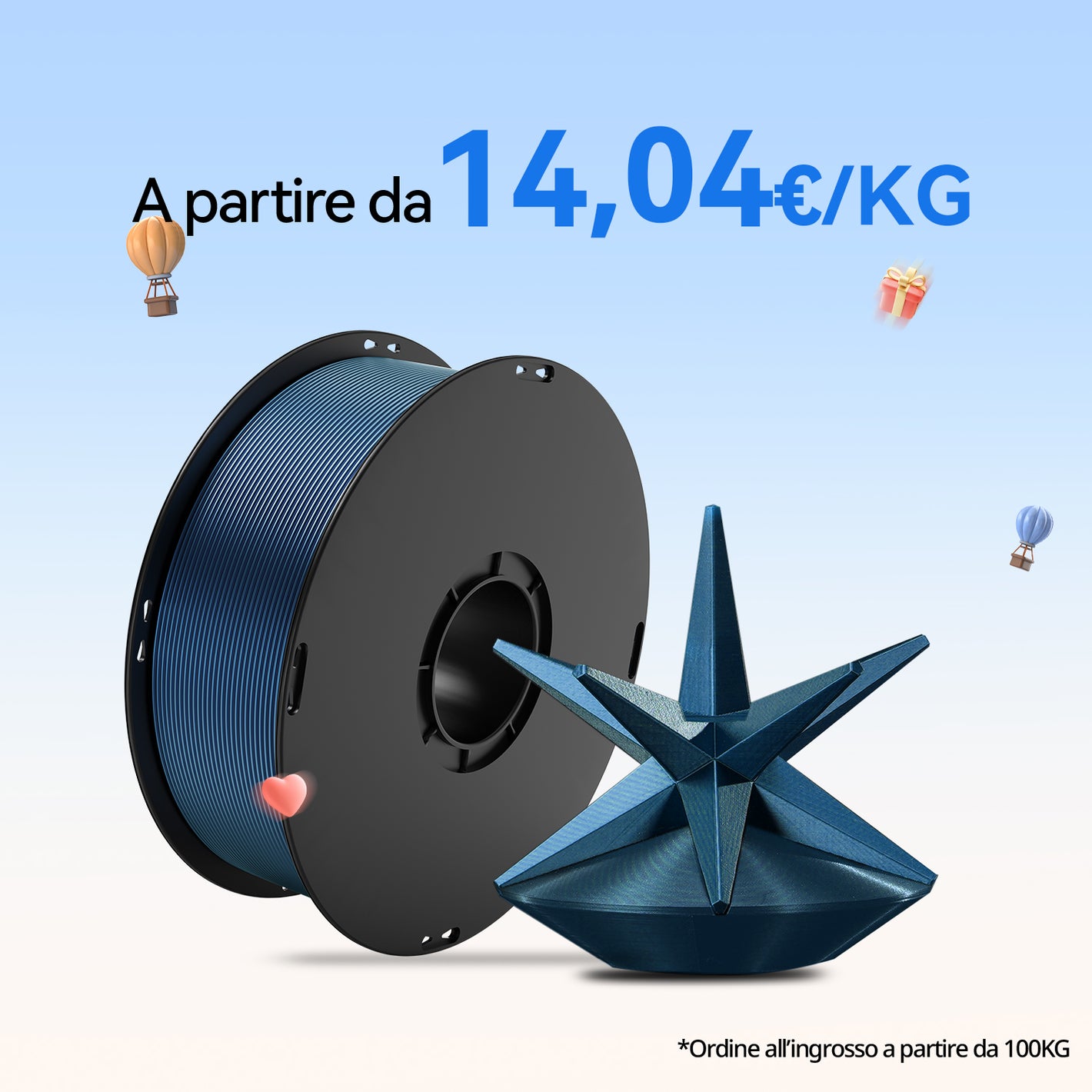 PLA Metal 10-100kg Offerte