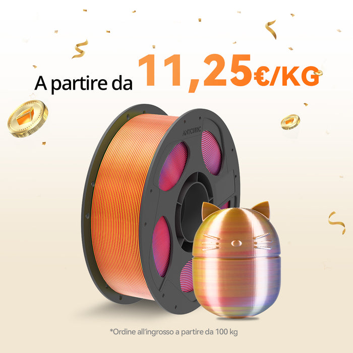 PLA Seta Doppio/Tri-Colore 10-100kg Offerte