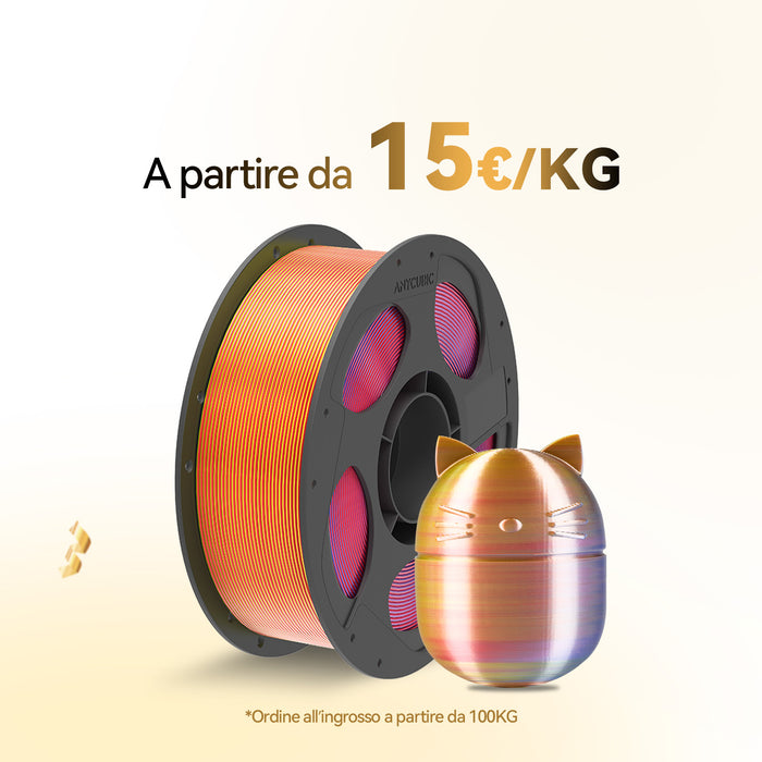 PLA Seta Doppio/Tri-Colore 10-100kg Offerte