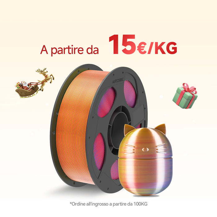 PLA Seta Doppio/Tri-Colore 10-100kg Offerte