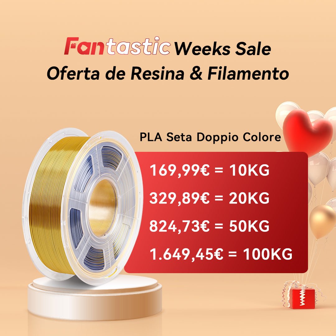 PLA Seta Doppio/Tri-Colore 10-100kg Offerte