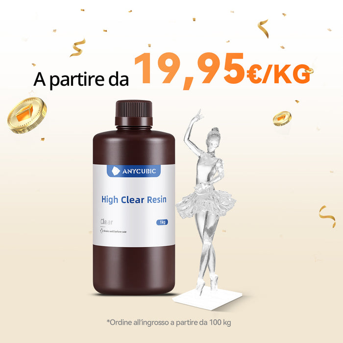 Resina Alta Trasparente 10-100kg Offerte