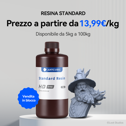 Resina Standard 10-100kg Offerte