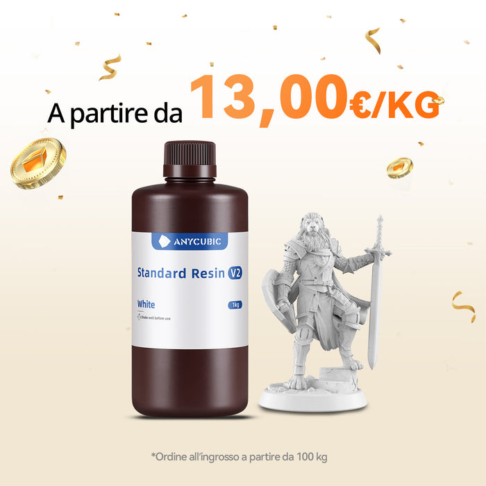 Resina Standard V2 10-100kg Offerte