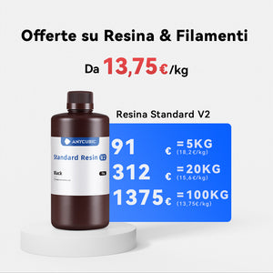 Resina Standard V2 5-100kg Offerte