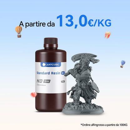Resina Standard V2 10-100kg Offerte