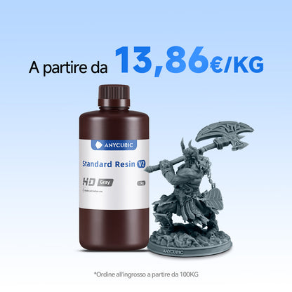 Resina Standard V2 10-100kg Offerte