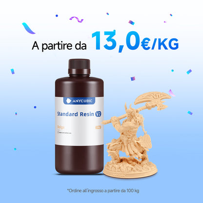 Resina Standard V2 10-100kg Offerte
