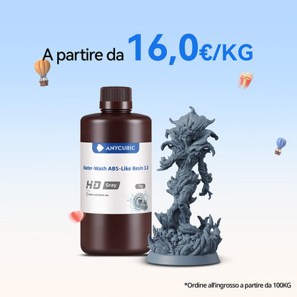 Resina ABS-Like Lavabile ad Acqua 3.0 10-100kg Offerte