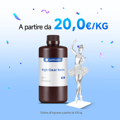 Resina Alta Trasparente 10-100kg Offerte