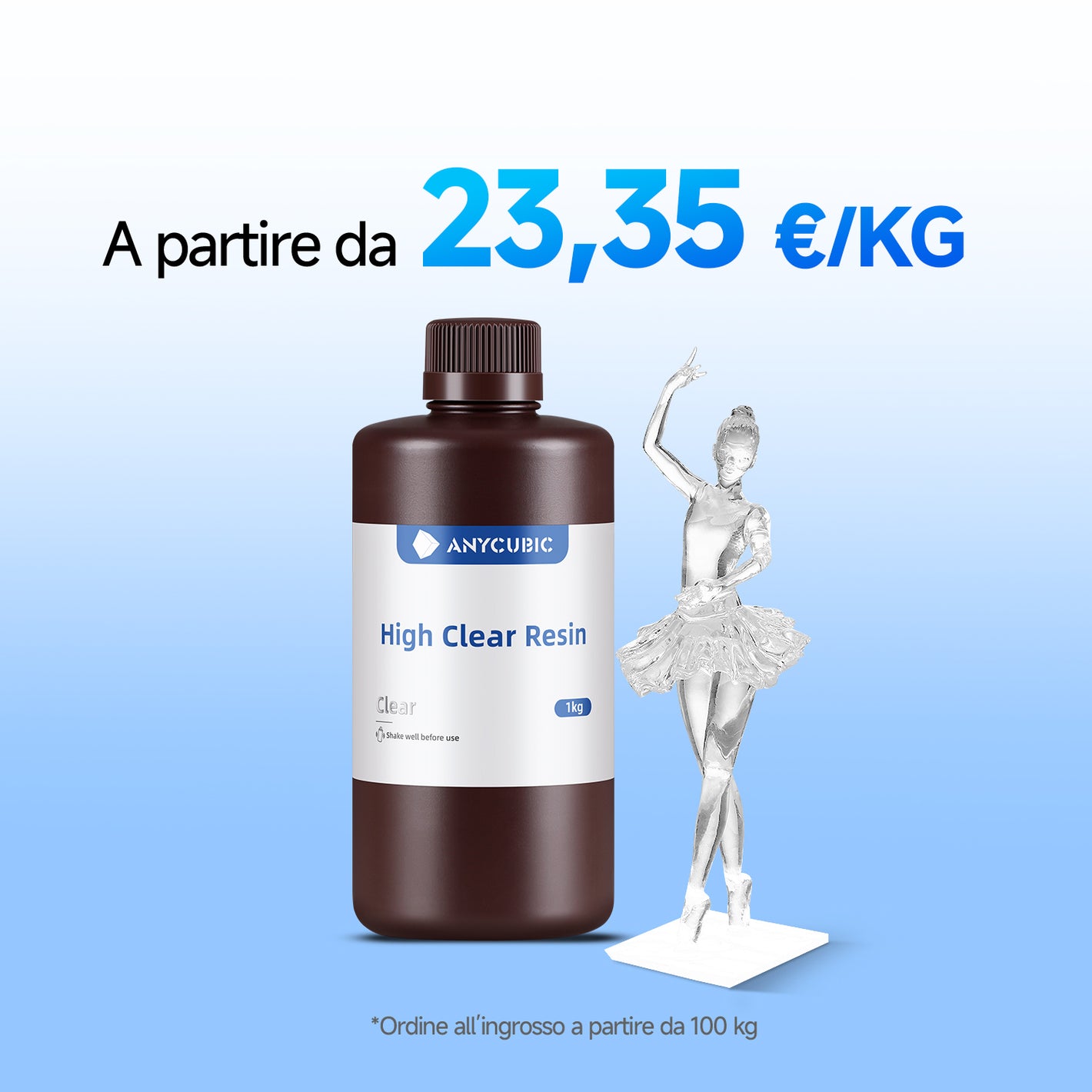 Resina Alta Trasparente 10-100kg Offerte