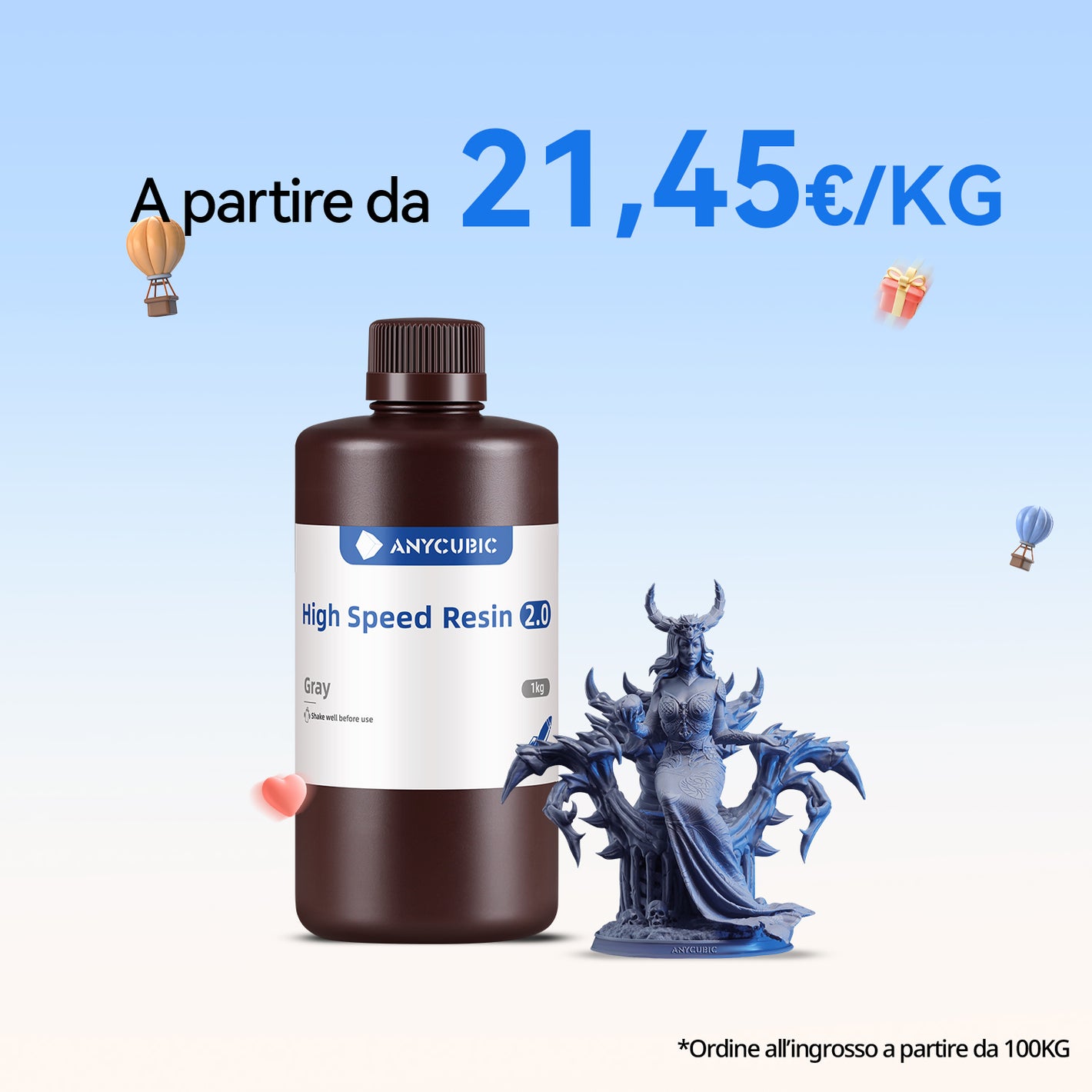 Resina ad Alta Velocità 2.0 10-100kg Offerte