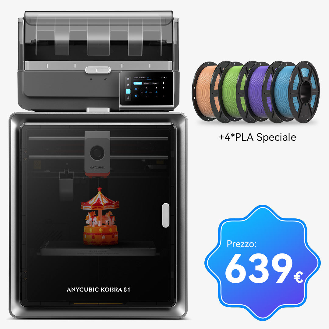 Pacchetto di Kobra S1 Combo 4KG PLA Speciale - 4 Colori